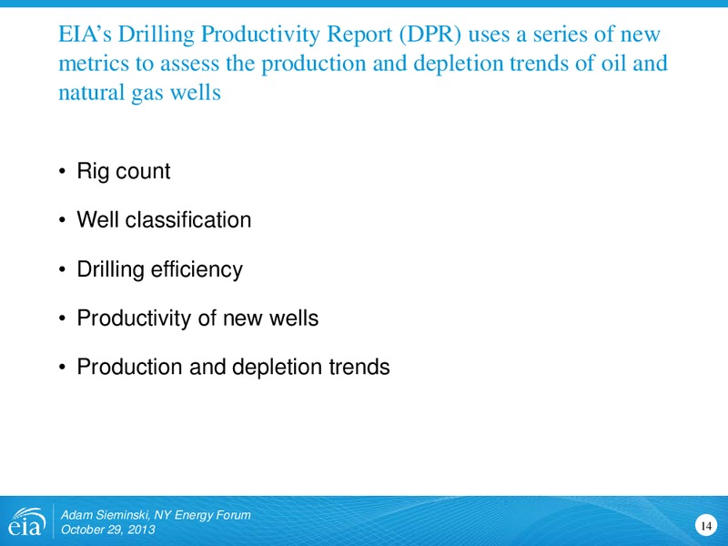 NY Energy Forum – EIA – slide 14