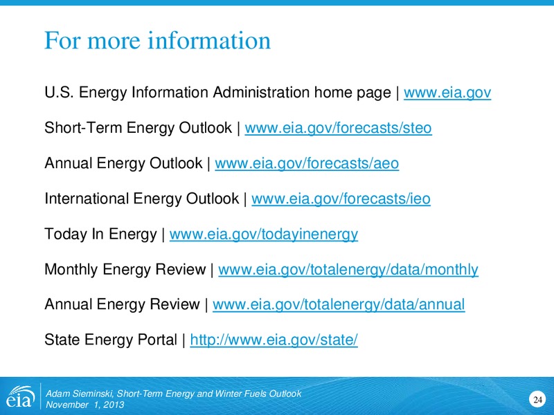 NASEO Winter Fuels Outlook Conference – EIA – slide 24