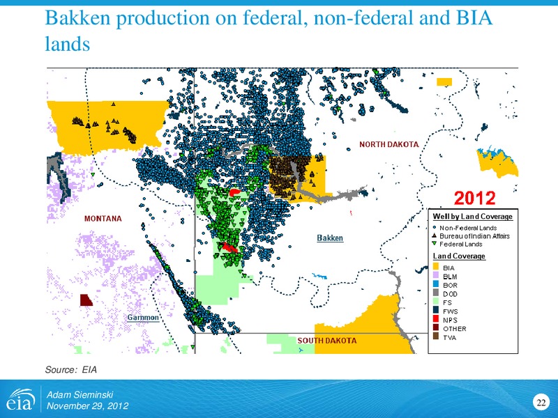 November 2012 Investor Presentation – EIA – slide 22