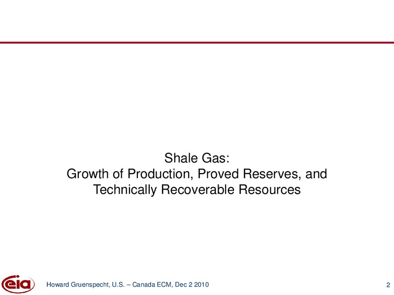 Global Energy and Environmental Issues Conference – EIA – slide 2