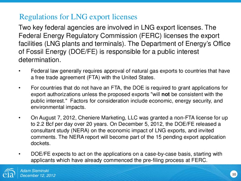Natural Gas Demand Outlook Morgan Stanley Global Commodities Conference – EIA – slide 10