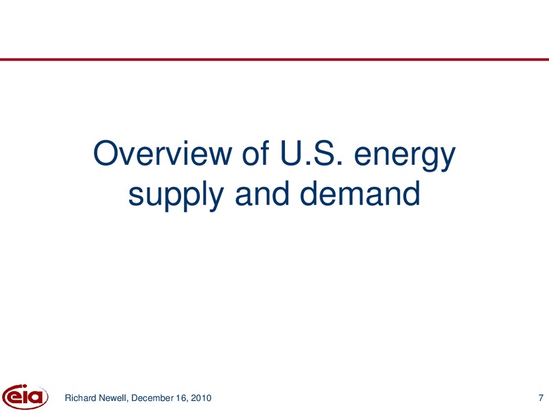 Annual Energy Outlook – EIA – slide 7