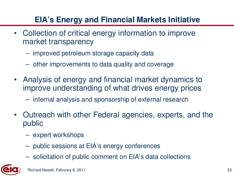Annual Energy Outlook 2011 and an update on EIA activities – EIA – slide 32
