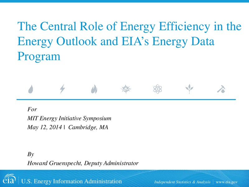 MIT Energy Initiative Symposium – EIA – slide 1