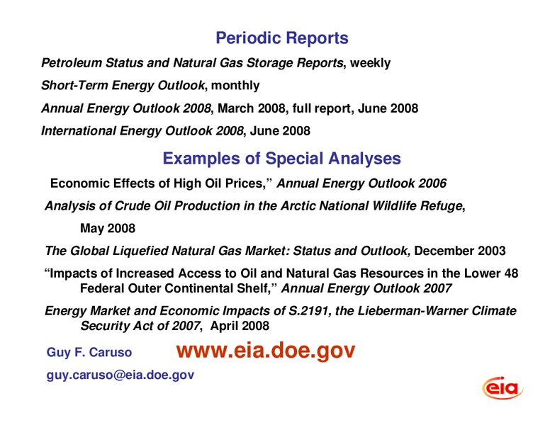 International Energy Outlook 2008 with Projections to 2030 – EIA – slide 27