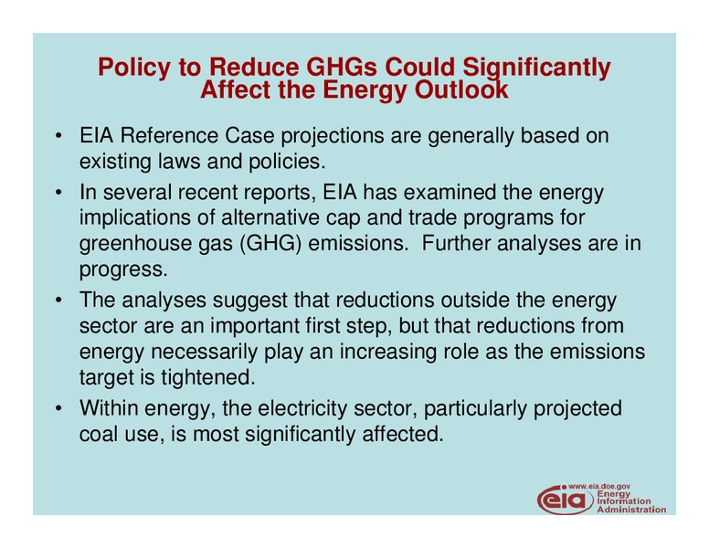 CBO Director's Conference – EIA – slide 4