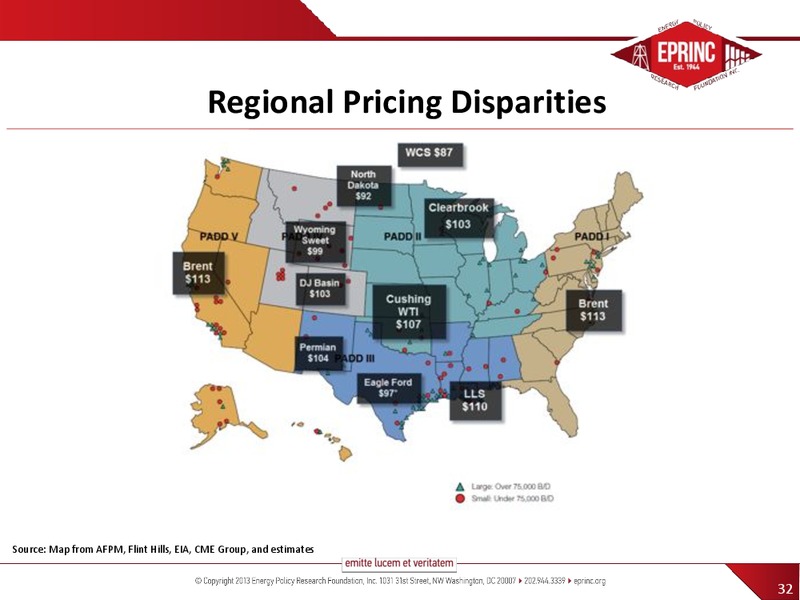 BNSFS CRUDE BY RAIL SUMMIT – Energy Policy Research Foundation, Inc – slide 32