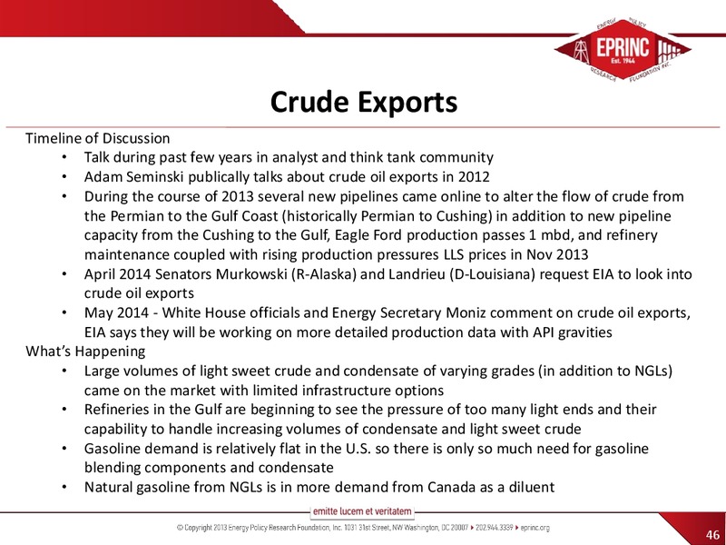 BNSFS CRUDE BY RAIL SUMMIT – Energy Policy Research Foundation, Inc – slide 46