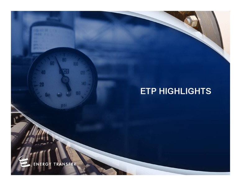 Barclays Global CEO Energy Power Conference – Energy Transfer – slide 2