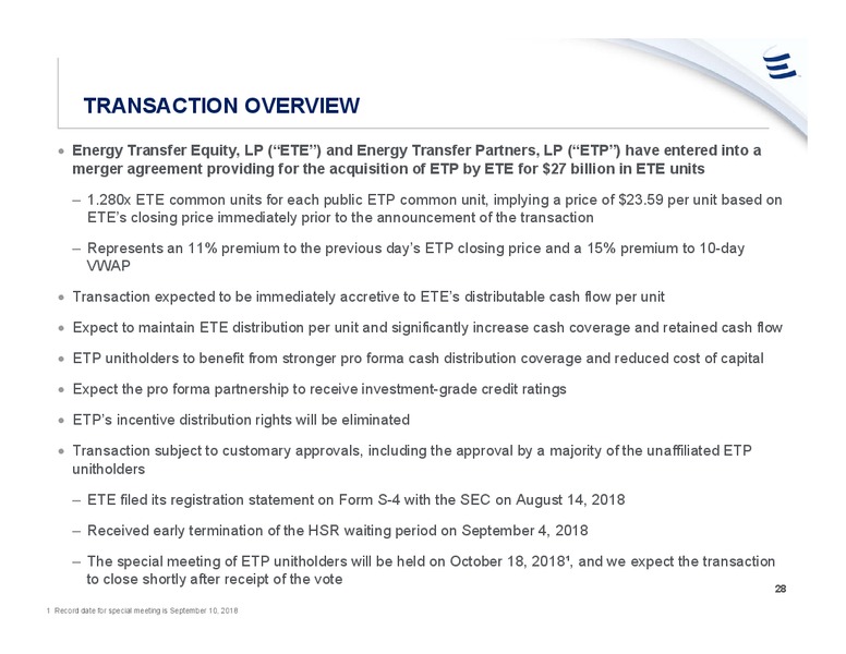 Barclays Global CEO Energy Power Conference – Energy Transfer – slide 27