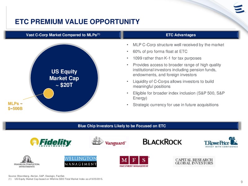 ETP to Aquired Williams – Energy Transfer – slide 8