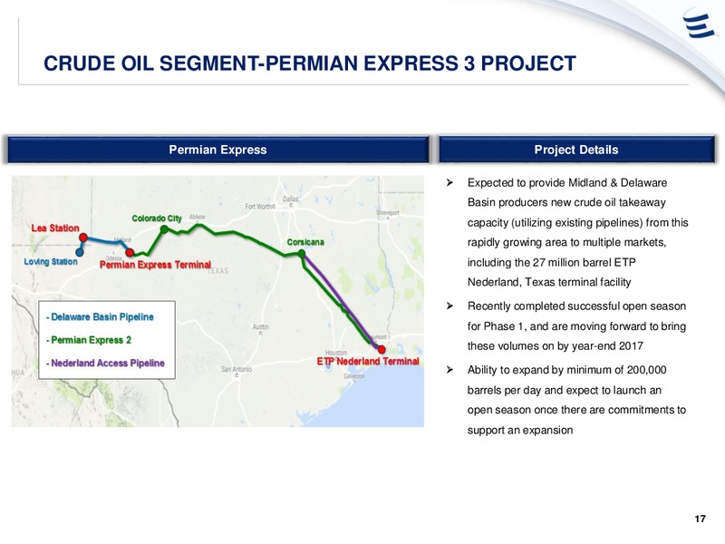 Wells Fargo Pipeline MLP and Utility Symposium – Energy Transfer – slide 16