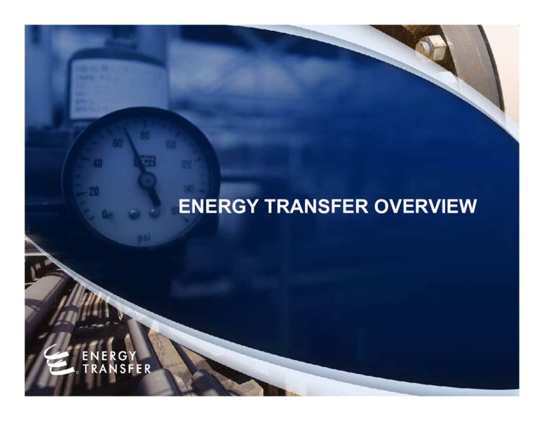 March 2021 Investor Presentation – Energy Transfer LP – slide 9