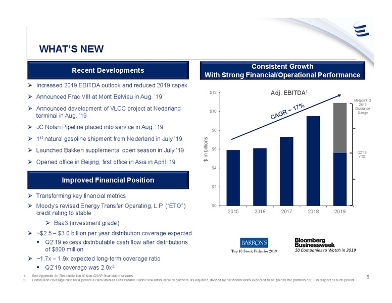 August 2019 Investor Presentation – Energy Transfer LP – slide 4