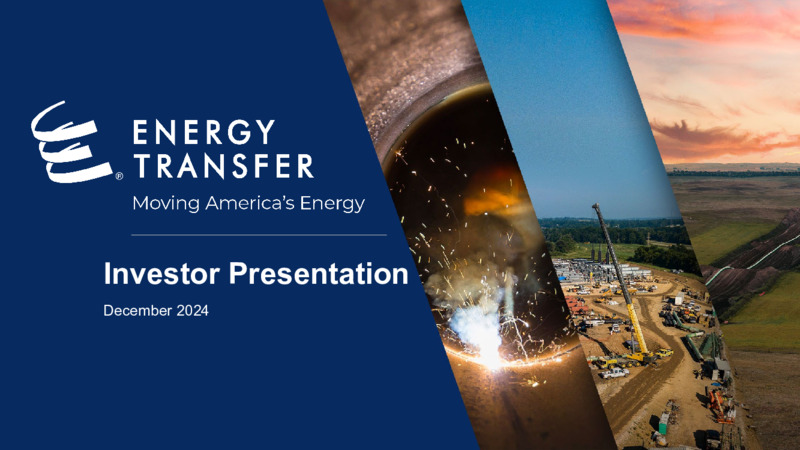 December 2024 Presentation – Energy Transfer LP – slide 1