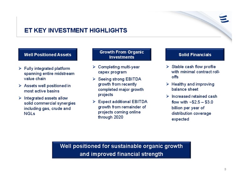 November 2019 Investor Presentation – Energy Transfer LP – slide 2