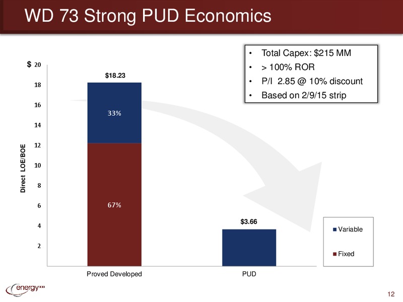 43rd Annual Scotia Howard Weil Energy Conference – Energy XXI Gulf Coast, Inc – slide 11