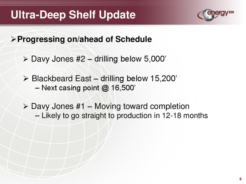 Q3 2010 Earnings Call – Energy XXI Gulf Coast, Inc – slide 5