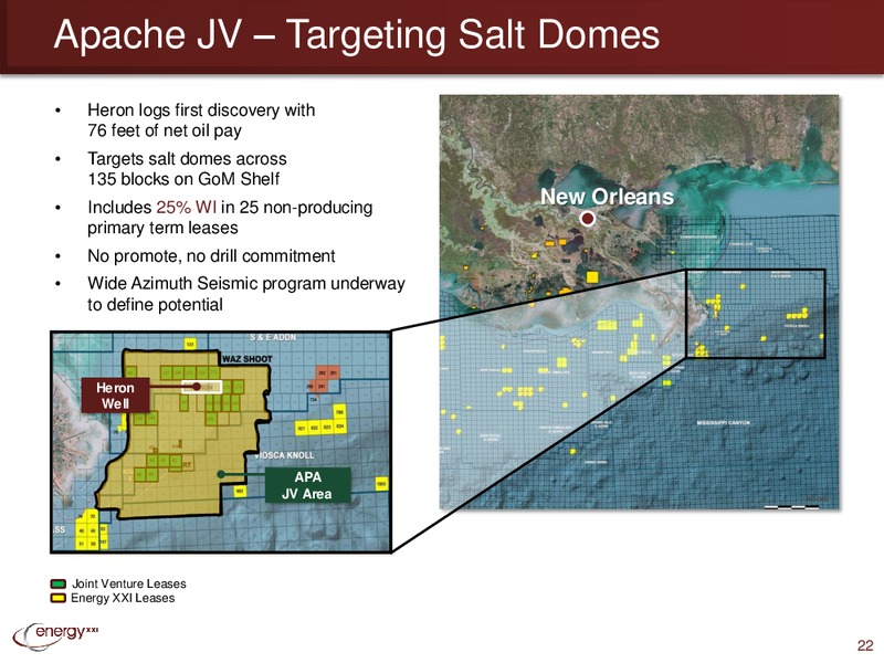 Enercom Conference – Energy XXI Gulf Coast, Inc – slide 21