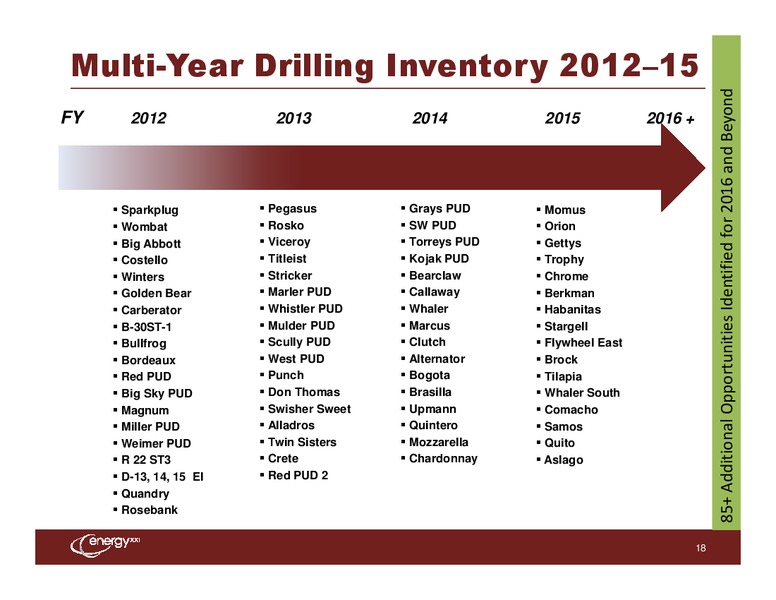 Q4 2011 Earnings Call – Energy XXI Gulf Coast, Inc – slide 17
