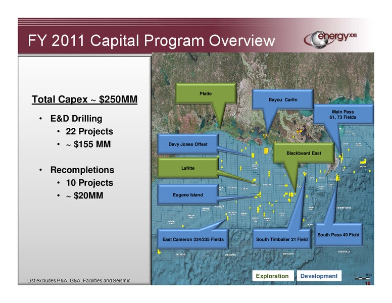 Q4 2010 Earnings Call – Energy XXI Gulf Coast, Inc – slide 9