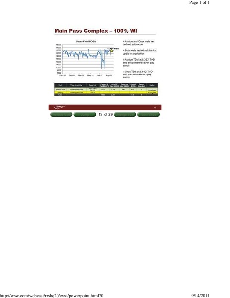 Rodman & Renshaw Annual Global Investment Conference – Energy XXI Gulf Coast, Inc – slide 13