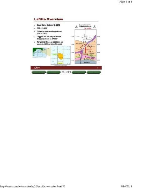 Rodman & Renshaw Annual Global Investment Conference – Energy XXI Gulf Coast, Inc – slide 20