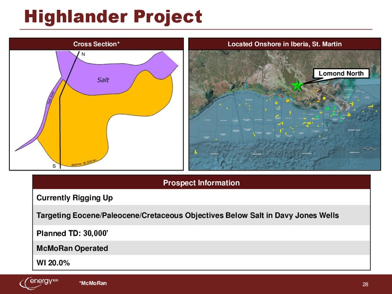 UBS Houston Energy Conference – Energy XXI Gulf Coast, Inc – slide 27