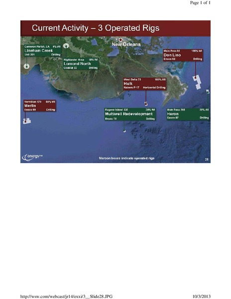 Johnson Rice & Company Energy Conference – Energy XXI Gulf Coast, Inc – slide 28