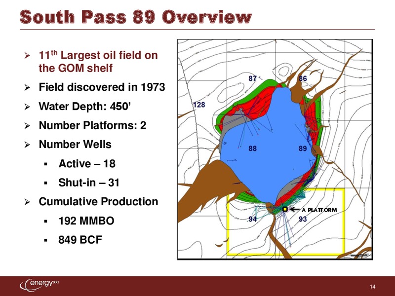 Johnson Rice & Company Energy Conference – Energy XXI Gulf Coast, Inc – slide 13