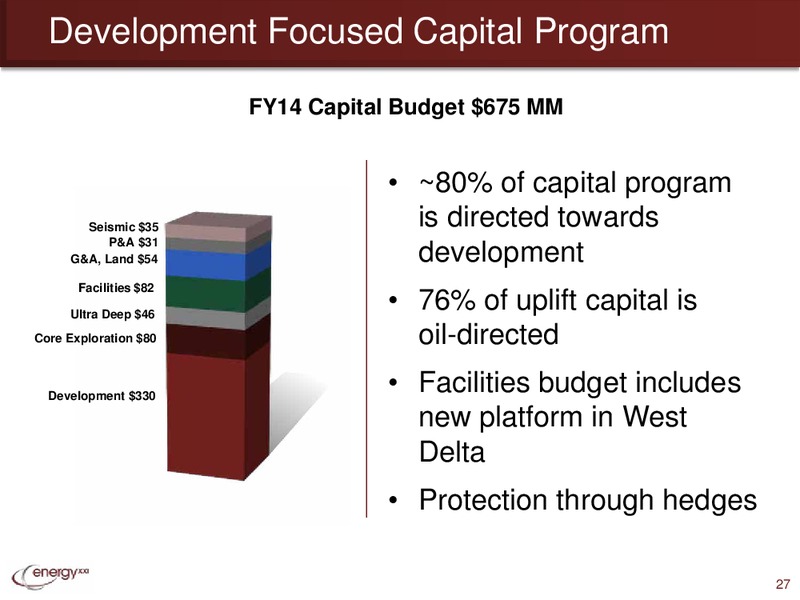 Jefferies 2013 Global Energy Conference – Energy XXI Gulf Coast, Inc – slide 26