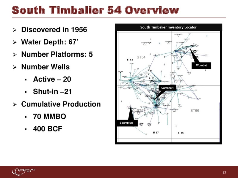 Capital One Southcoast 6th Annual Energy Conference – Energy XXI Gulf Coast, Inc – slide 20