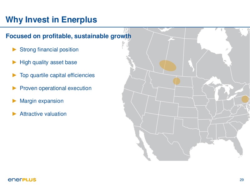 March 2017 Corporate Presentation – Enerplus Corp – slide 29