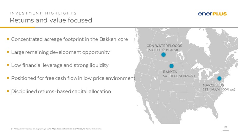March 2020 Investor Presentation – Enerplus Corp – slide 21