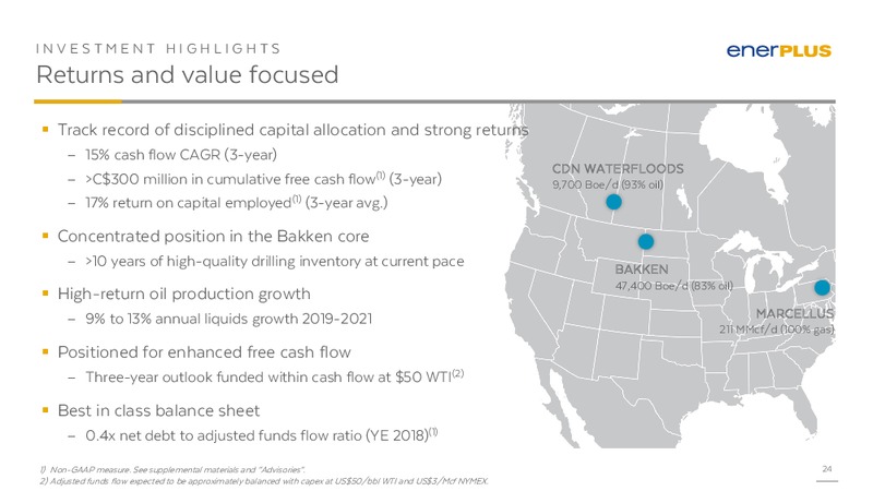 April 2019 Corporate Presentation – Enerplus Corp – slide 23