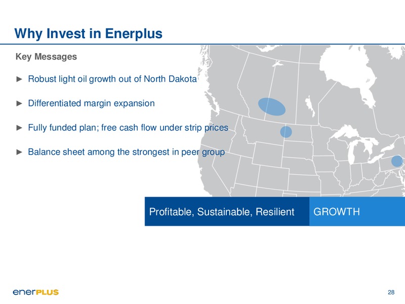 August 2018 Corporate Presentation – Enerplus Corp – slide 28