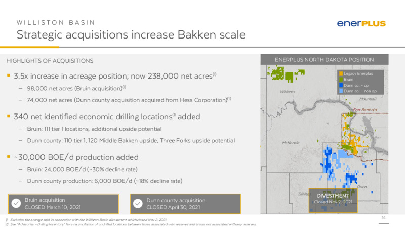 December 2021 Investor Update – Enerplus Corp – slide 13