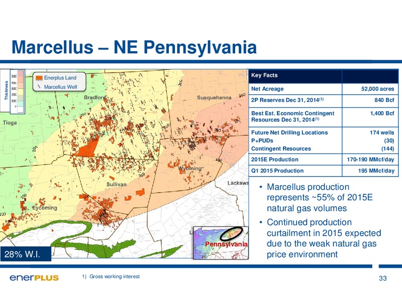 JULY 2015 INVESTOR PRESENTATION – Enerplus Corp – slide 31