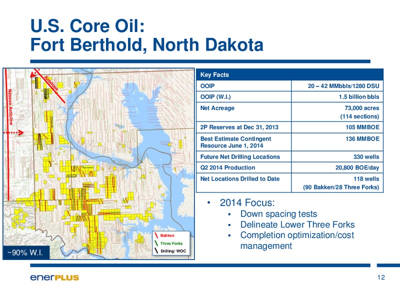 AUGUST 2014 INVESTOR UPDATE – Enerplus Corp – slide 13