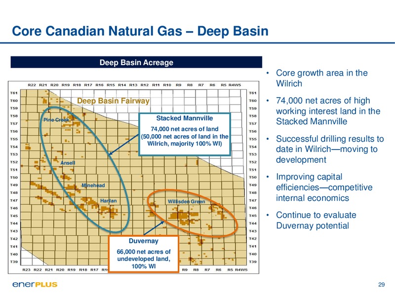 November 2015 Investor Update – Enerplus Corp – slide 29