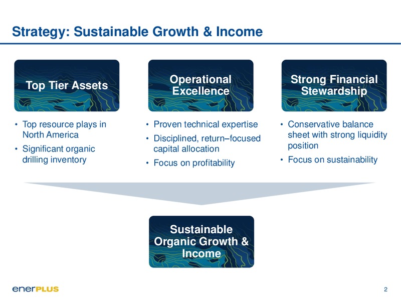 December 2015 Investor Update – Enerplus Corp – slide 2