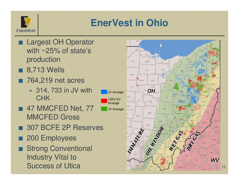 DECEMBER 2011 CORPORATE PRESENTATION – Enervest Ltd. – slide 11