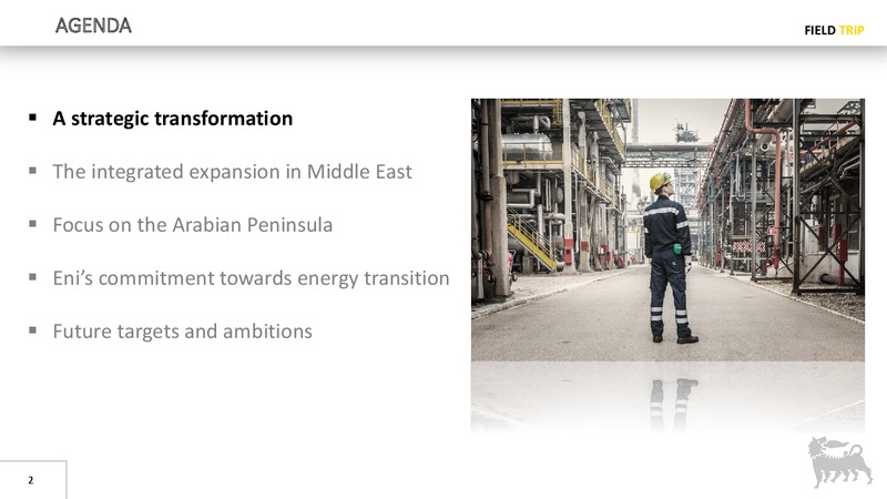 Field Trip to ABU DHABI – Eni S.P.A – slide 2