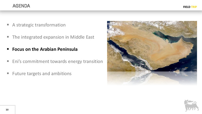 Field Trip to ABU DHABI – Eni S.P.A – slide 10