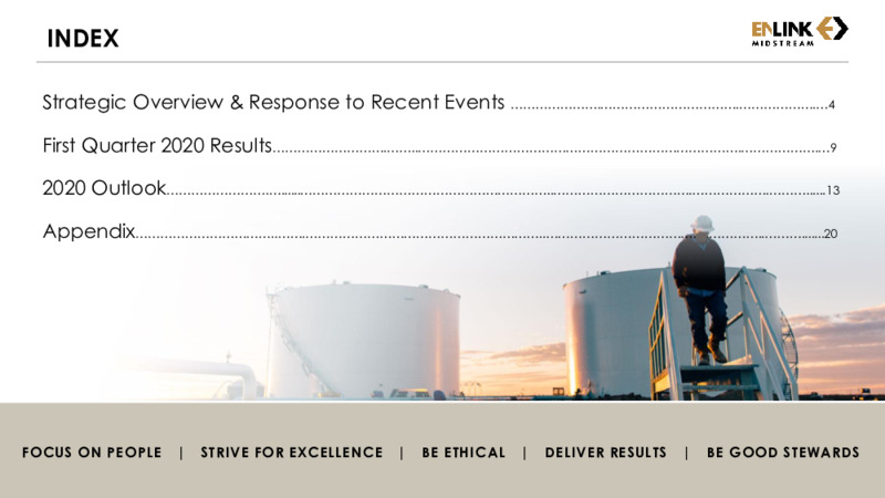 First Quarter 2020 Results – Enlink Midstream Partners Lp – slide 2