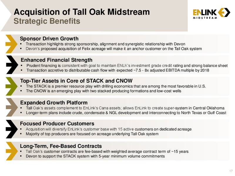 Tall Oak Midstream Acquisition – Enlink Midstream Partners Lp – slide 15
