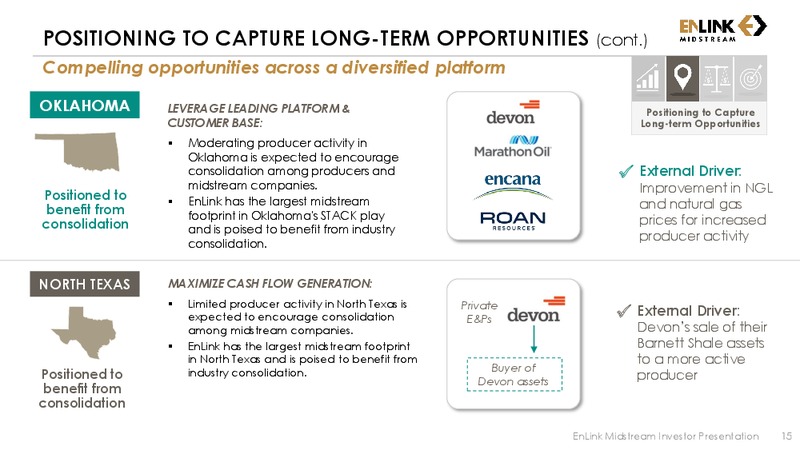 Wells Fargo Securities Midstream and Utilities Symposium – Enlink Midstream Partners Lp – slide 14