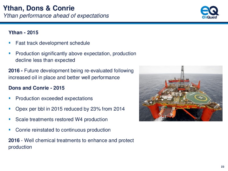 2015 Full Year Results – Enquest – slide 22