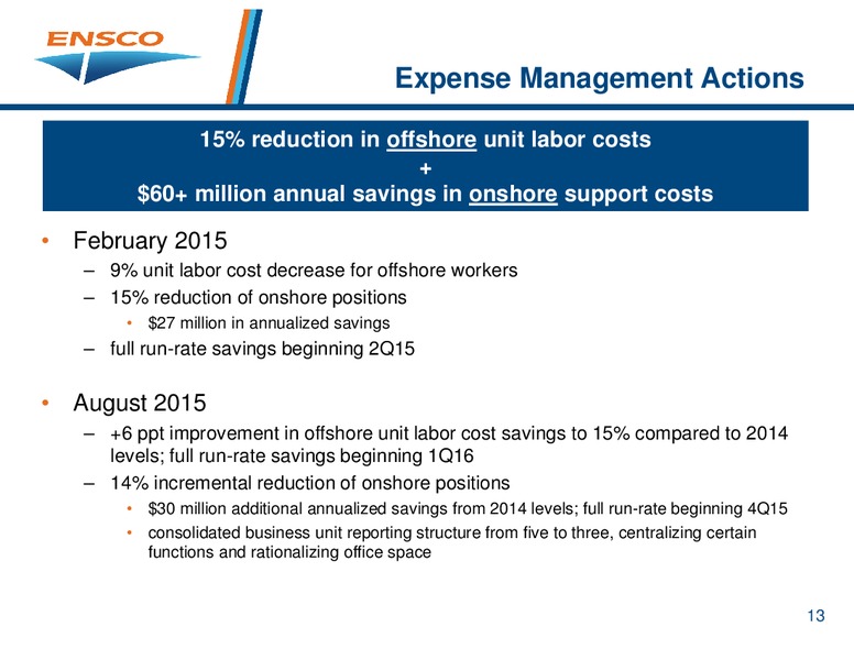 Scotia Howard Weil 2016 Energy Conference – Ensco Plc – slide 12