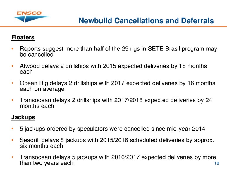 JUNE 2015 HOUSTON INVESTOR PRESENTATION – Ensco Plc – slide 17